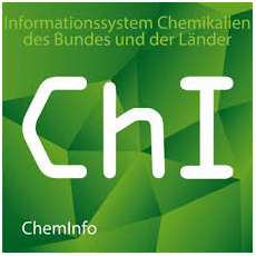 Logo von 'ChemInfo', das Informationssystem Chemikalien des Bundes und der Länder