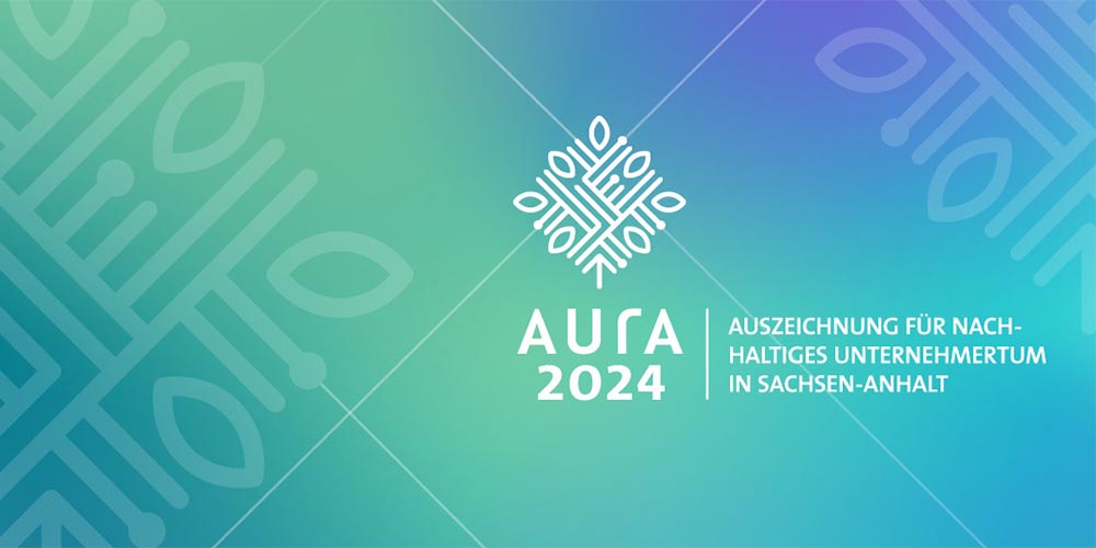 Logo des AURA-Awards, Auszeichnung für nachhaltiges Unternehmertum